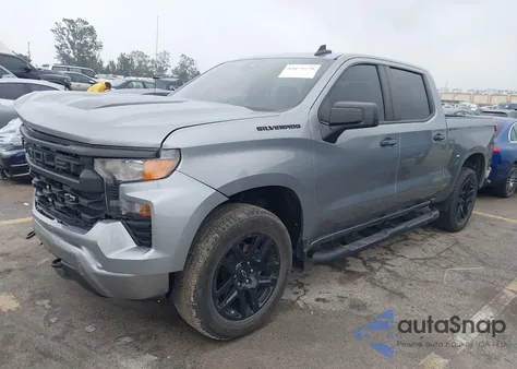 2023 Chevrolet Silverado 1500 2Wd Short Bed Custom z USA, uszkodzony, nr VIN 1GCPABEK6PZ203854